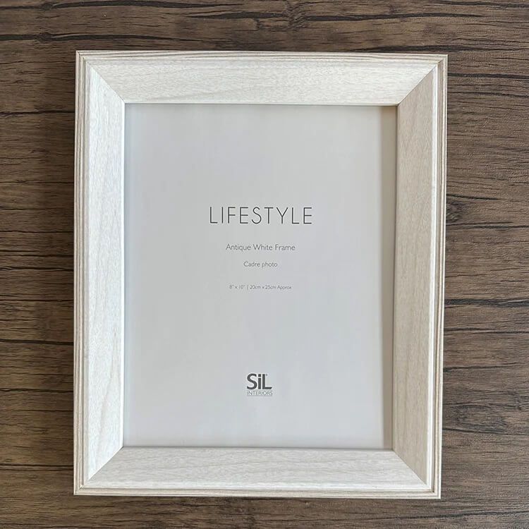 Vintage White Photo Frame – 8x10
