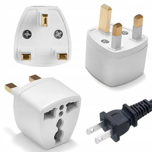 Universal UK to EU Plug Adapter