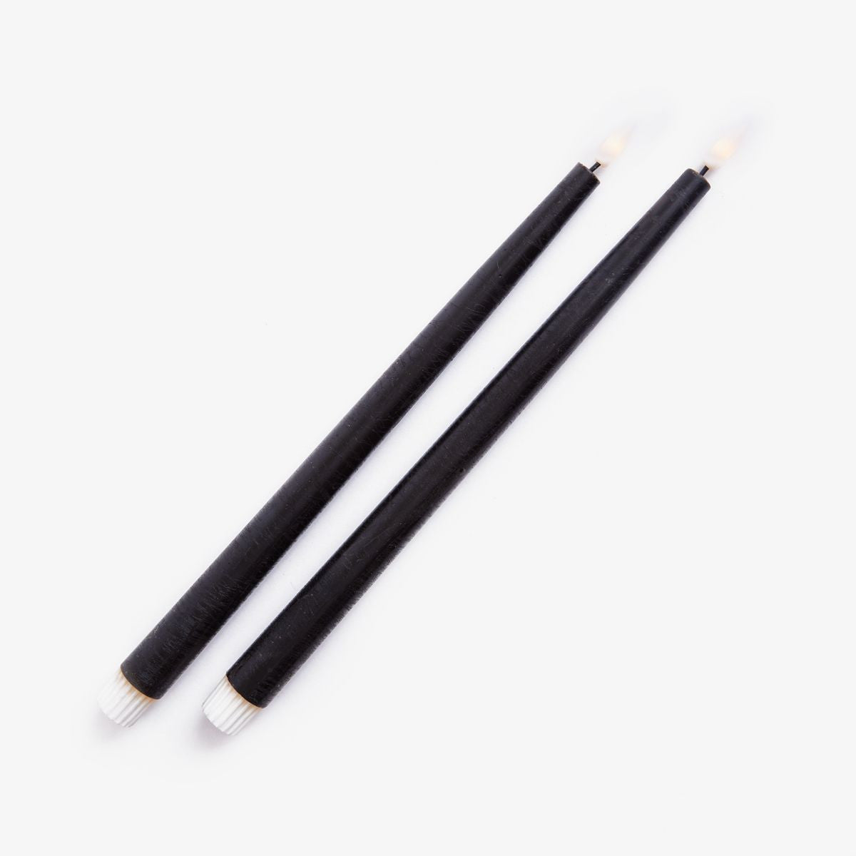 Noir LED Dinner Candle Pair
